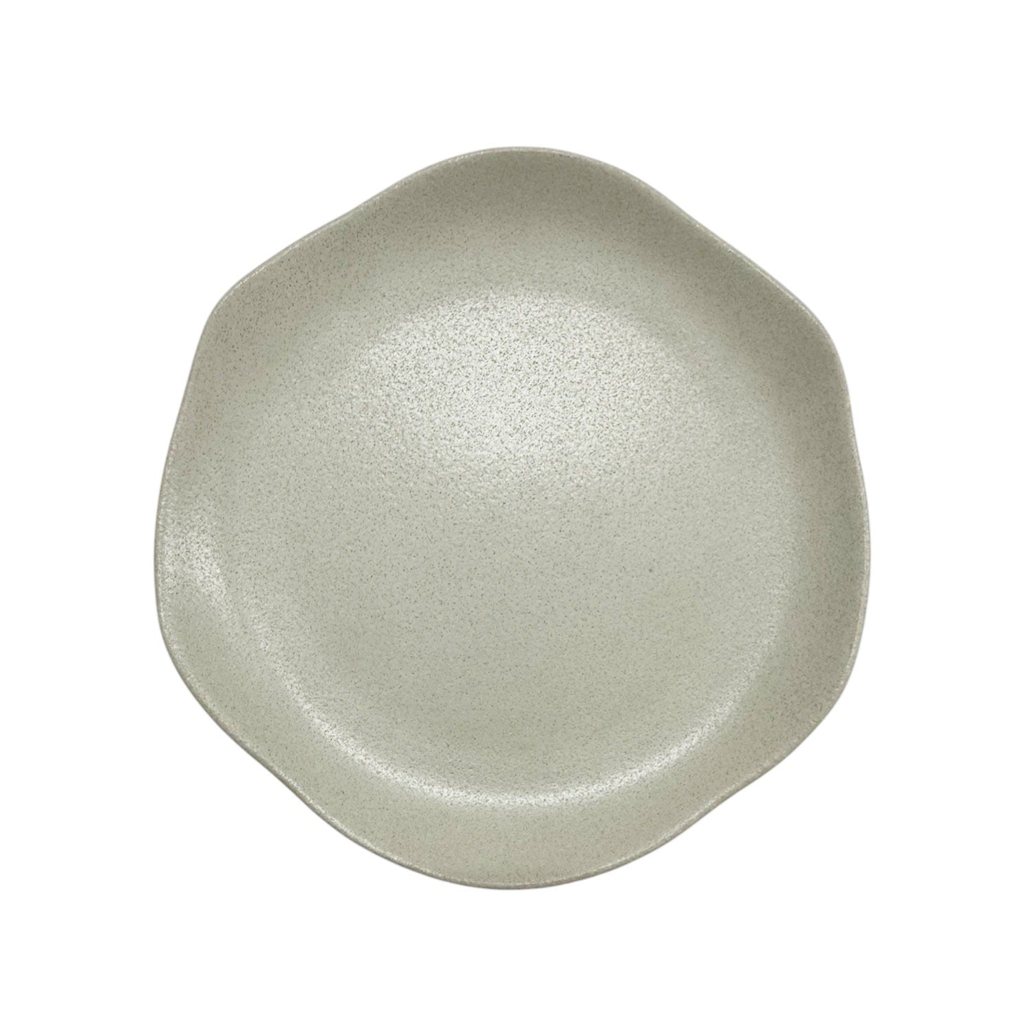 Plato Postre 19.5 cm Concreto / Corona - imagen 1
