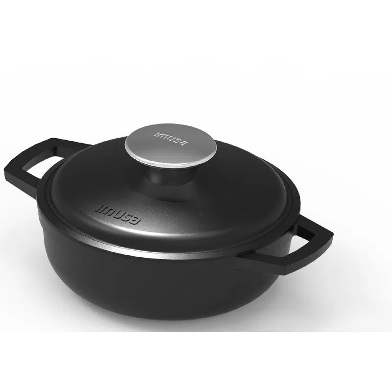 Caldero 14 cm con Tapa Aluminio Fundido Delicia / Imusa - imagen 1