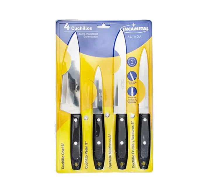 Set x 4 Cuchillos / Incametal - imagen 1