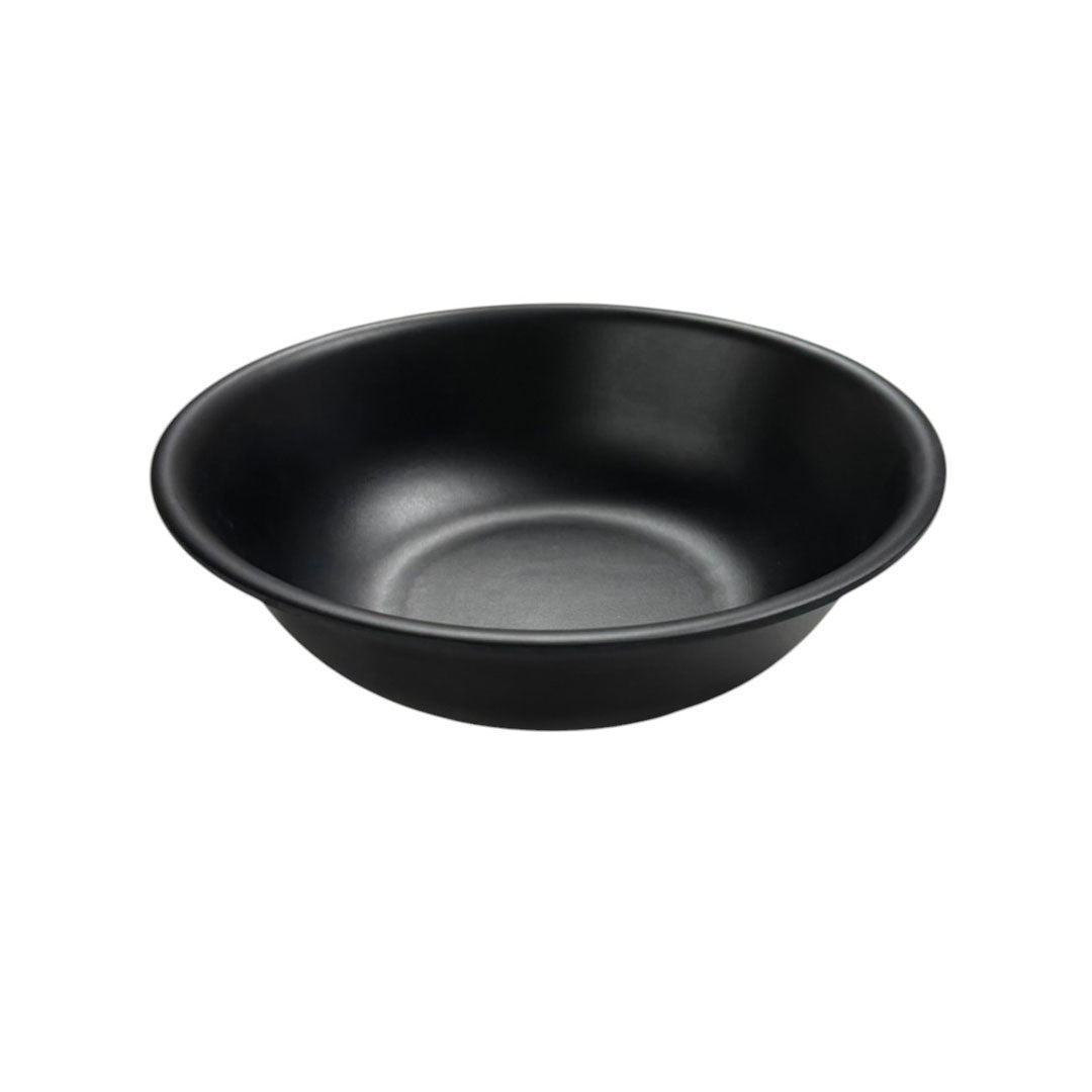 Plato Hondo Negro 16.9 Onz / HM Melamina - imagen 1