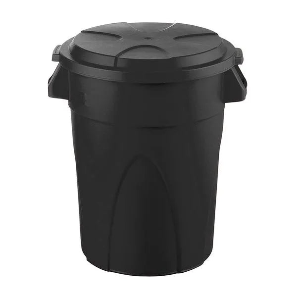 Contenedor Tapa Redonda 121 Litros Negro / Estra - imagen 1