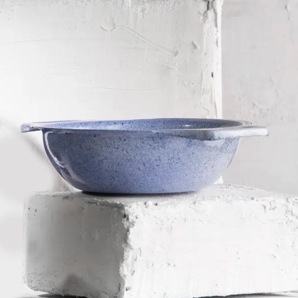 Cazuela Peltre 17 cm Arena Azul Cobalto / Macuira - imagen 1