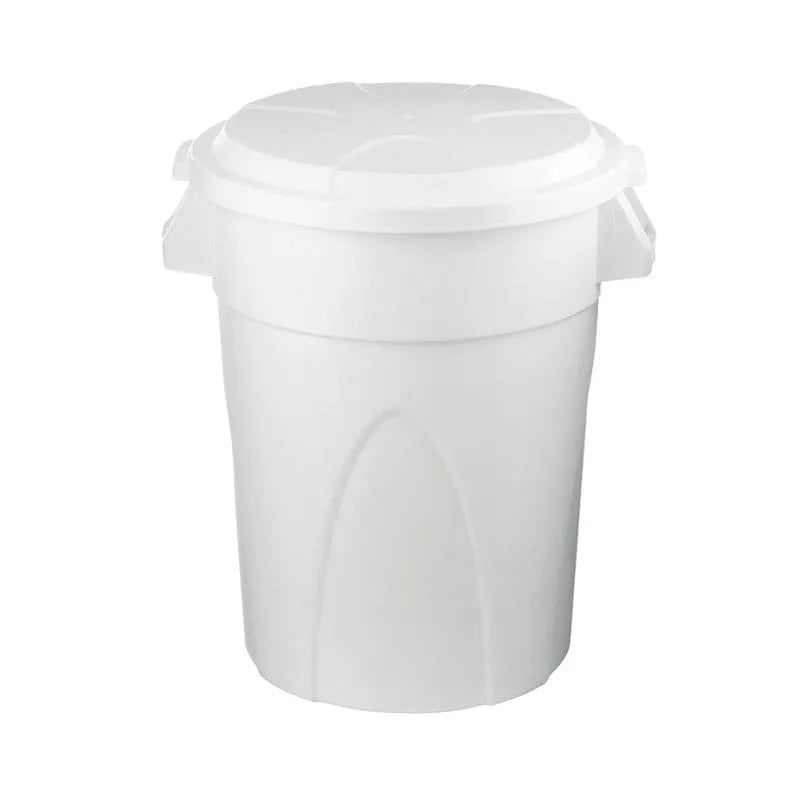 Contenedor Tapa Redonda 121 Litros Blanco / Estra - imagen 1