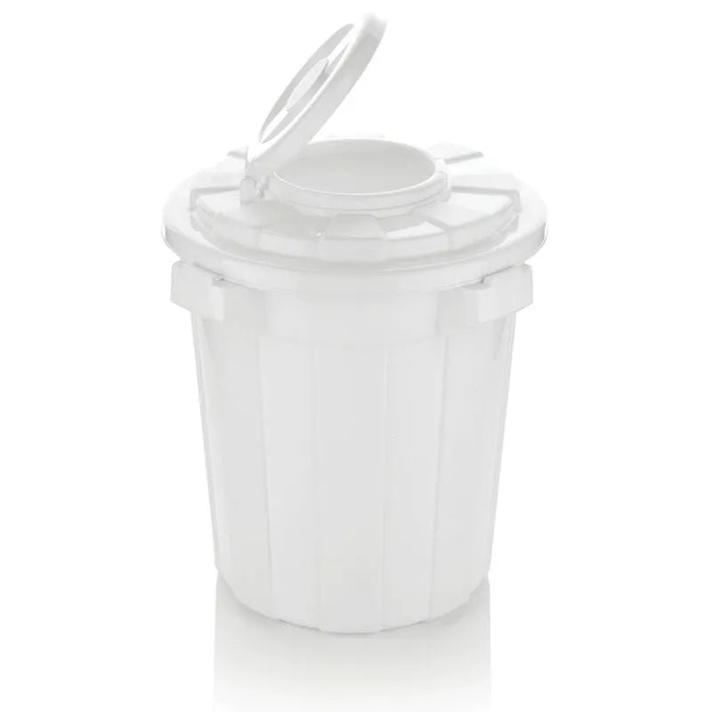 Caneca 37 Litros con Tapa Blanca / Estra - imagen 1