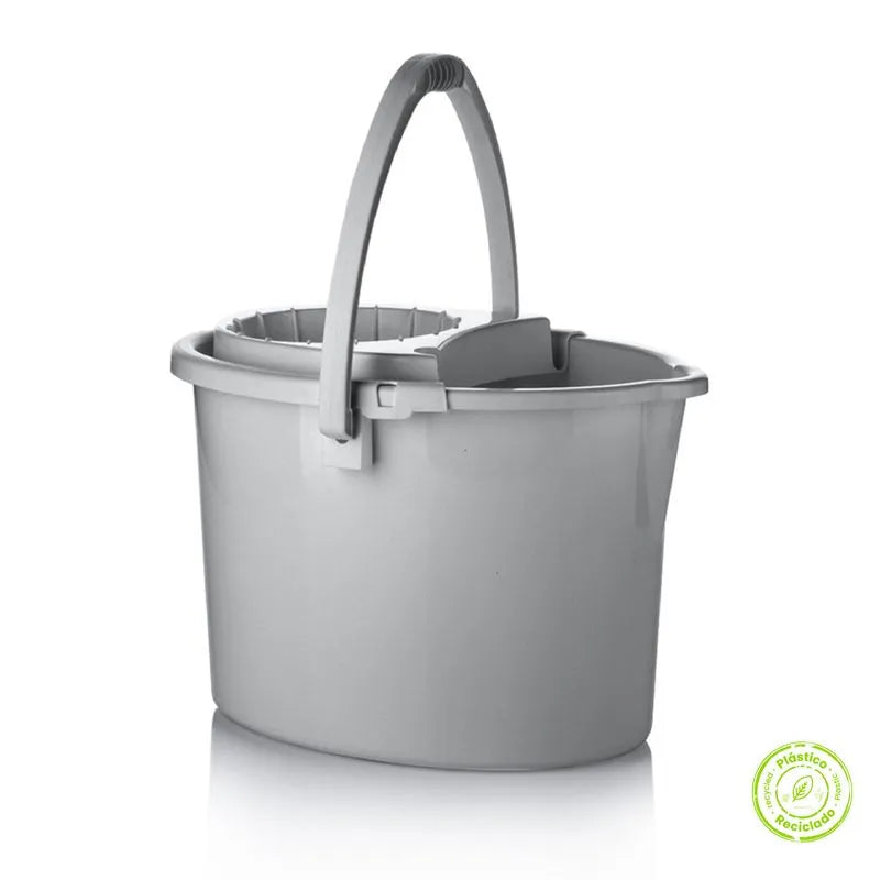 Balde Escurridor 12 Litros Gris /Estra - imagen 1
