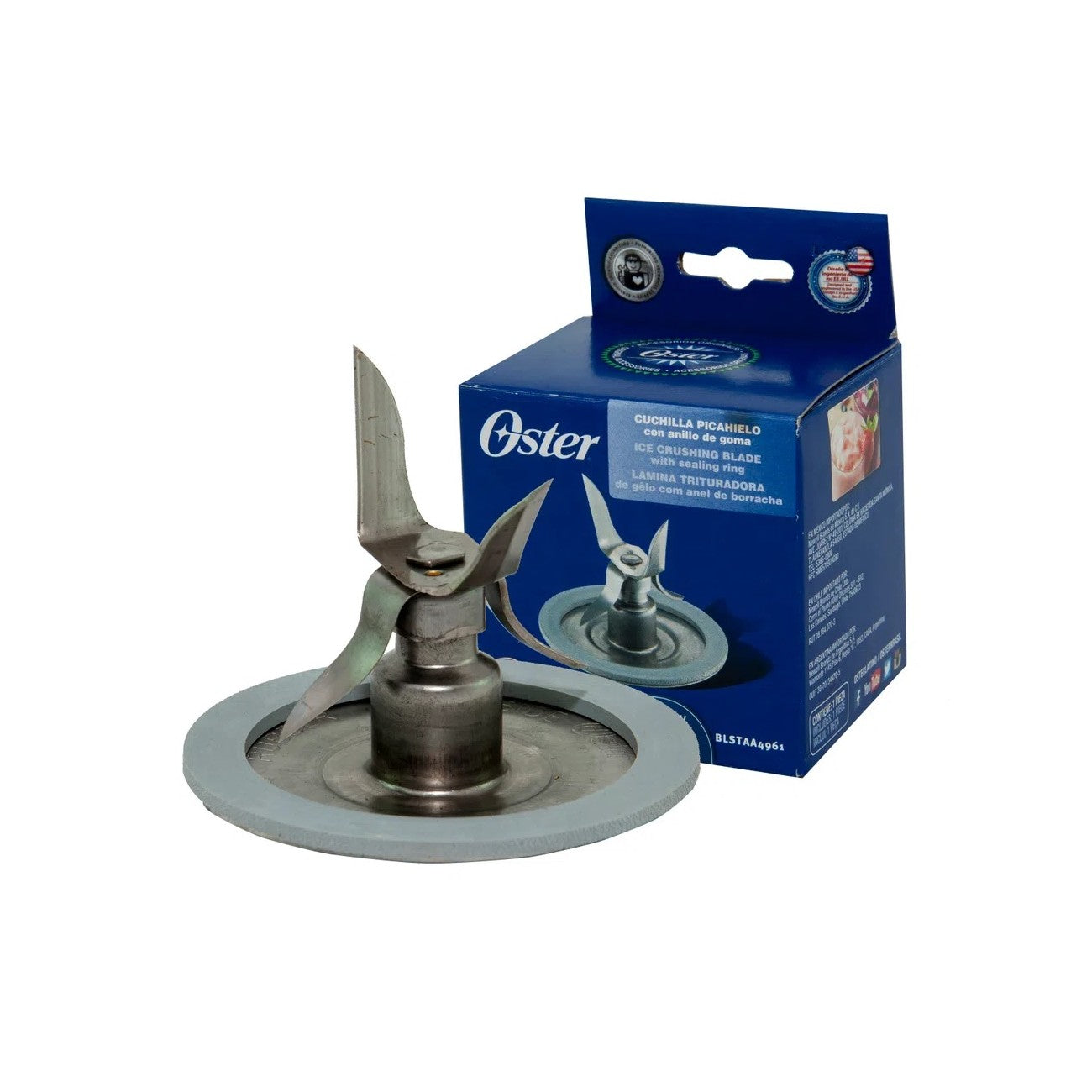 Repuesto Cuchilla Pica Hielo 4 Aspas para Licuadora / Oster - imagen 1