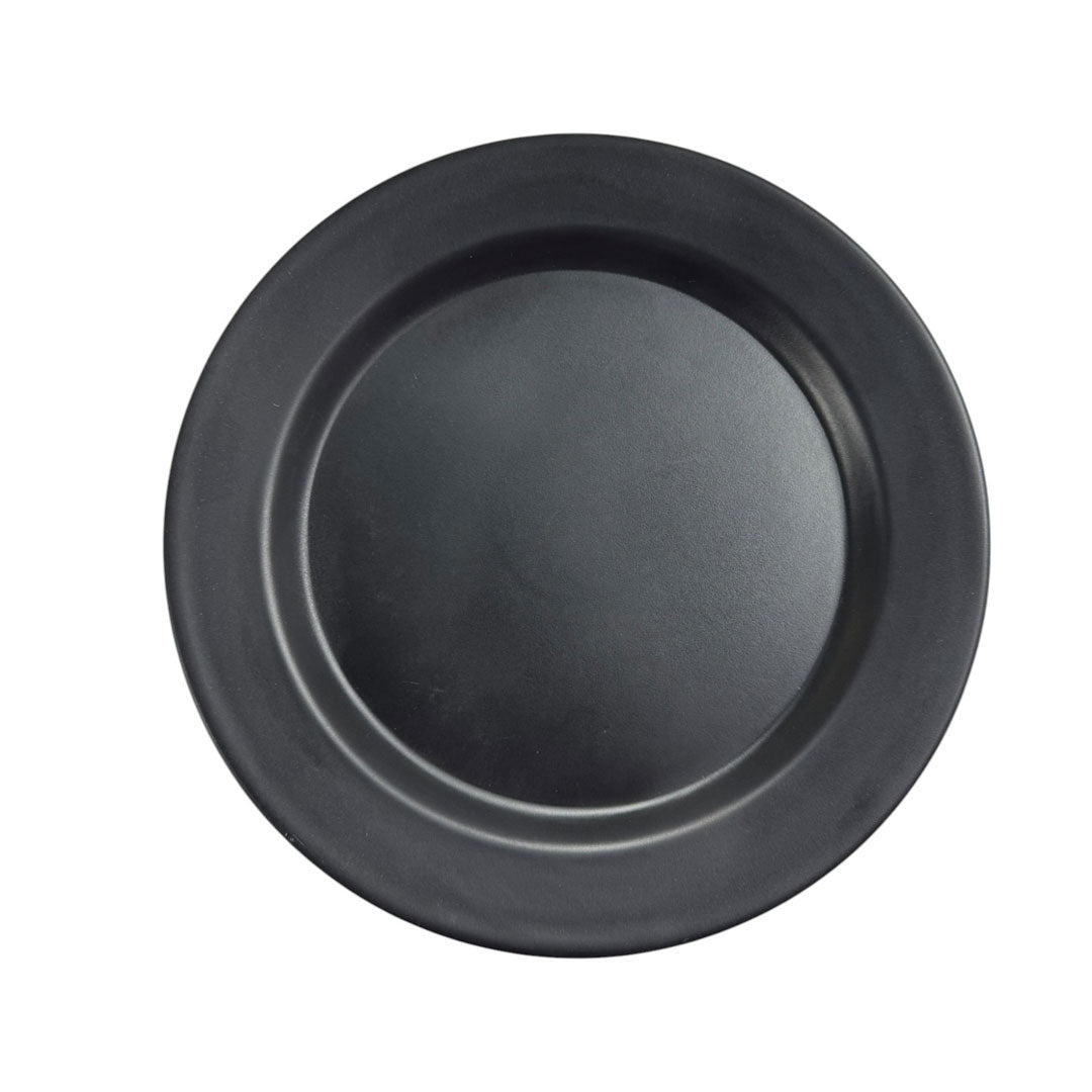 Plato Pando Negro 23 cm / HM Melamina - imagen 1