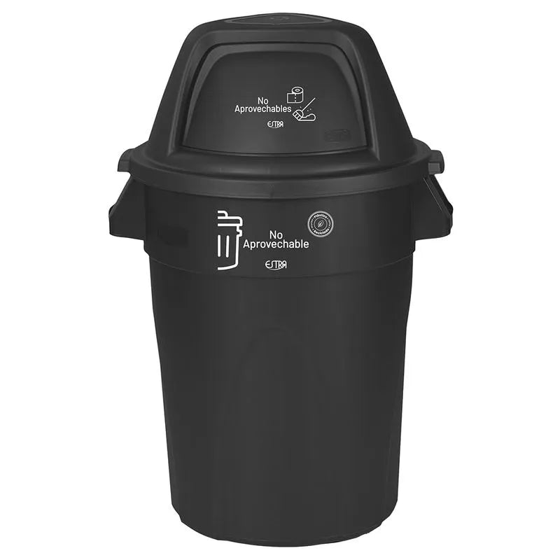 Contenedor 121 Litros Elite Negro en Material Reciclado/ Estra - imagen 1