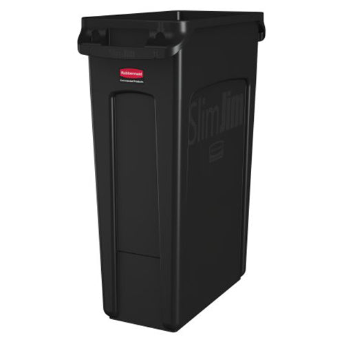 Contenedor Slim Jim® 87 litros Negro / Rubbermaid - imagen 1