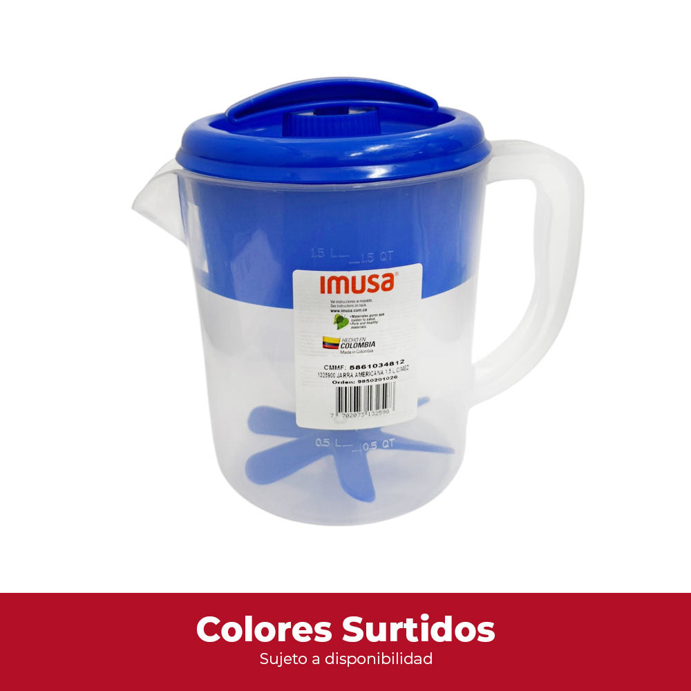Jarra Americana 1.5 Litros con Mezclador / Imusa - imagen 1
