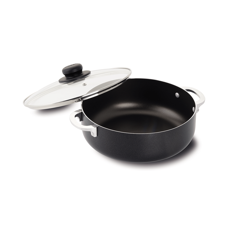 Caldero Antiadherente Experta + Tapa de Vidrio 20 cm / Universal - imagen 1