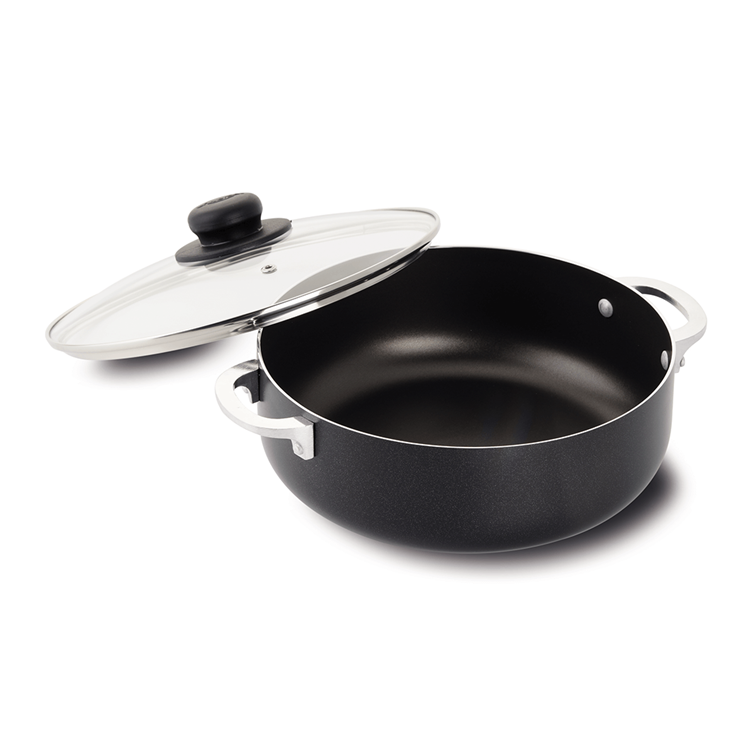 Caldero Antiadherente Experta + Tapa de Vidrio 24 cm / Universal - imagen 1