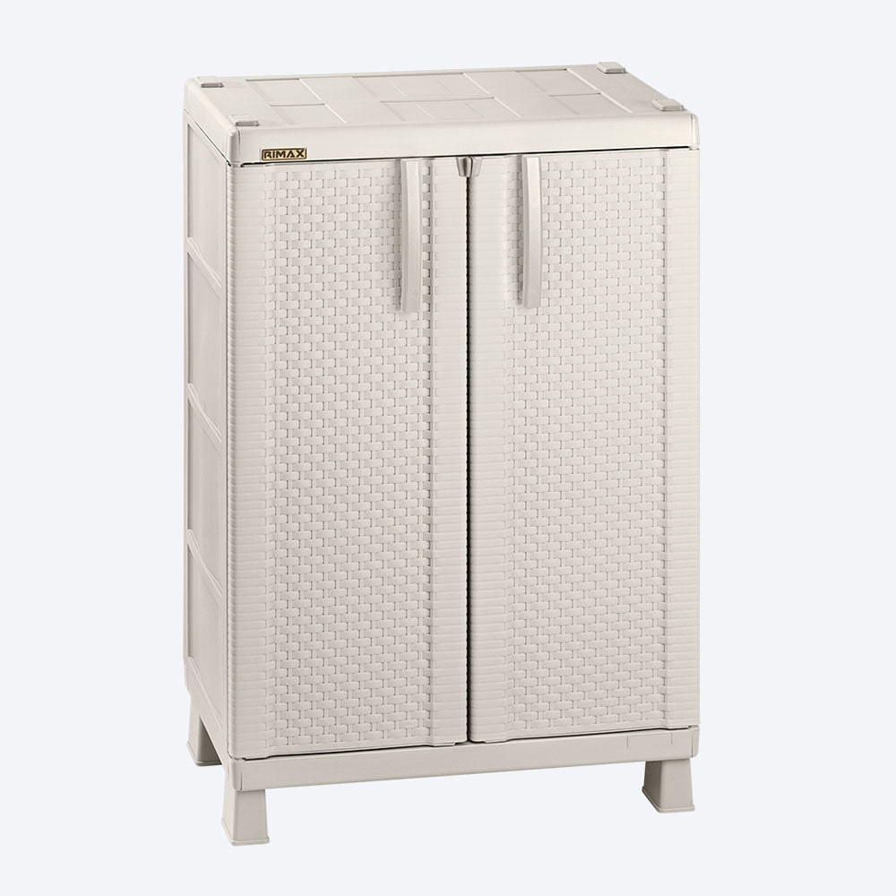 Armario Mediano Apariencia Rattan Taupe / Rimax - imagen 1