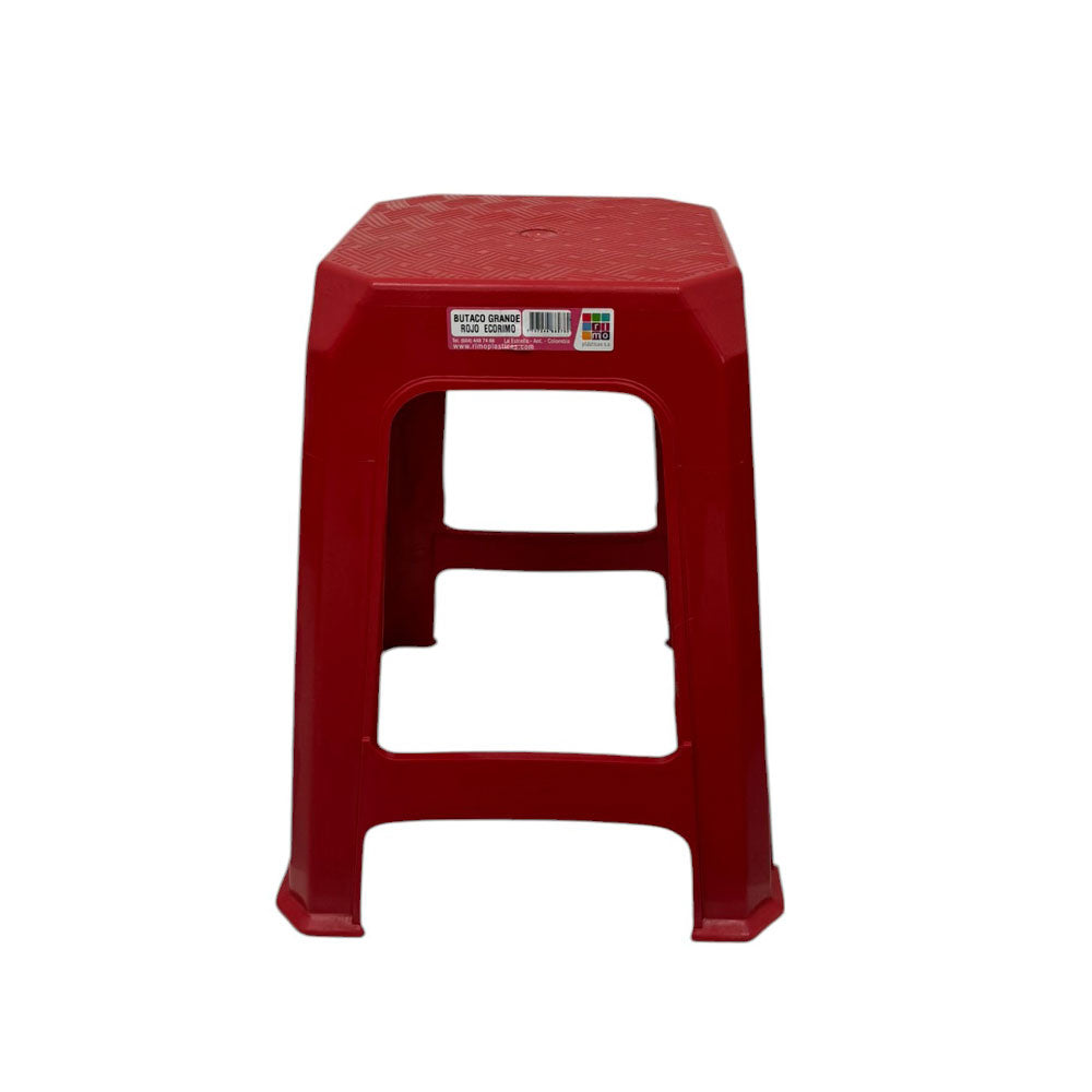 Butaco Plástico Rojo Ecorimo / Rimoplasticas - imagen 1
