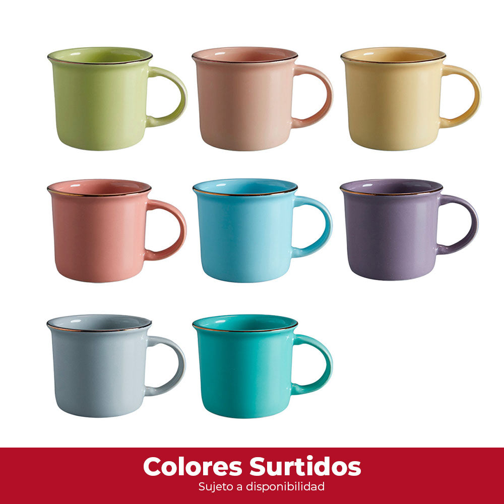 Mug 280 ml Macaron x 1 und / Corona - imagen 1