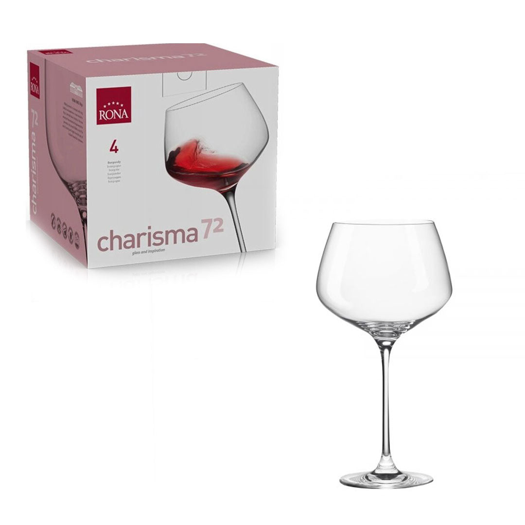 Set x 4 Copas Burgundy 24 oz Charisma / Rona - imagen 1