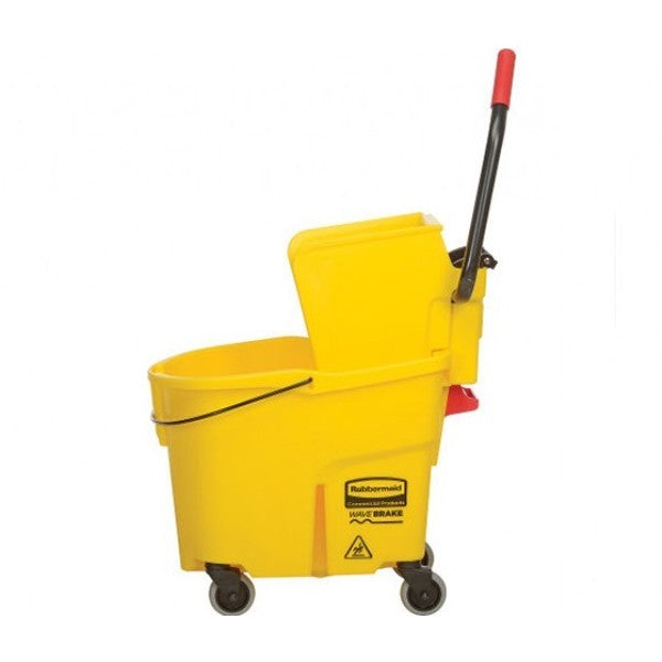Balde con Escurridor 33 litros WaveBrake® Amarillo/  Rubbermaid - imagen 1