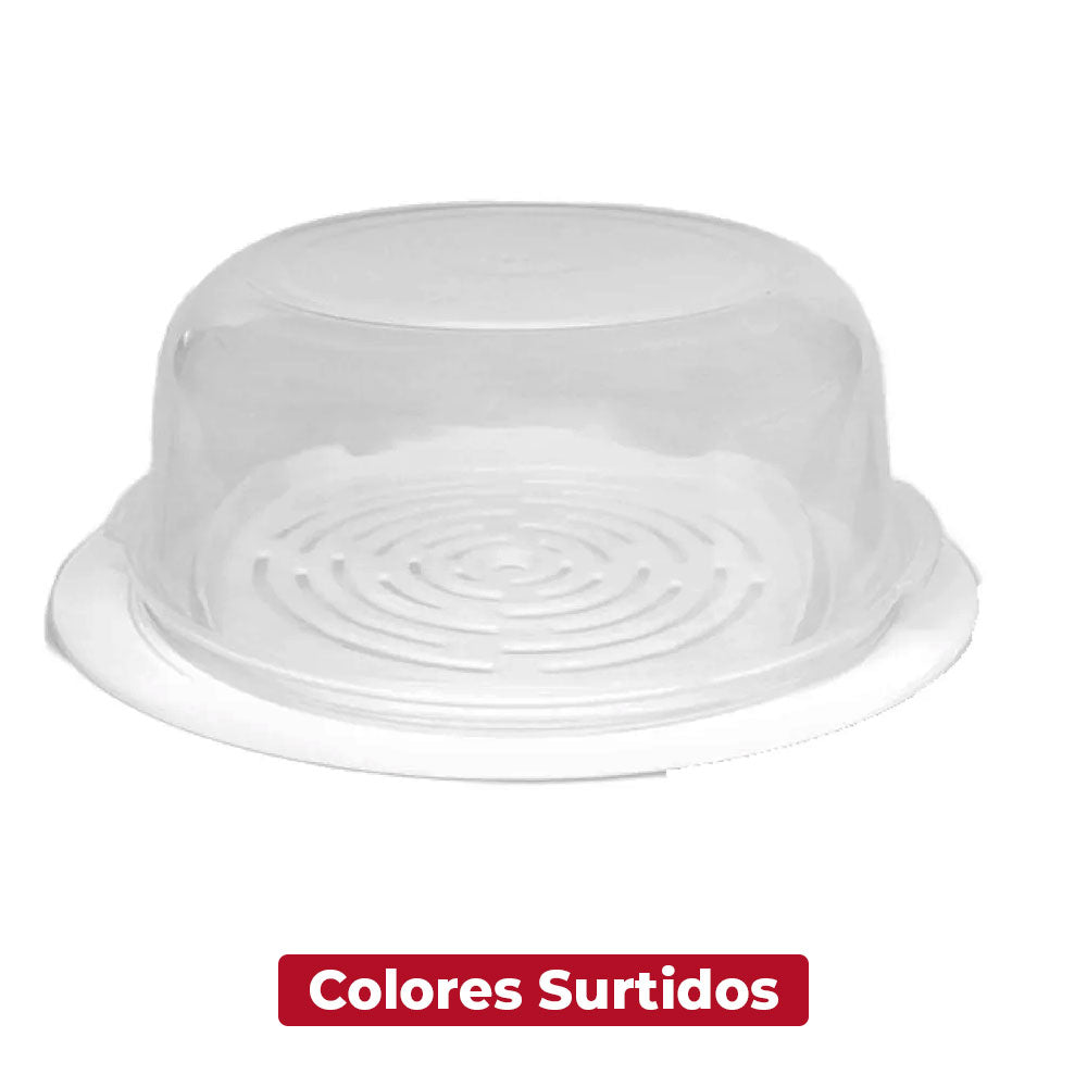 Quesera Redonda con Rejilla Colores Surtido / Persal - imagen 1