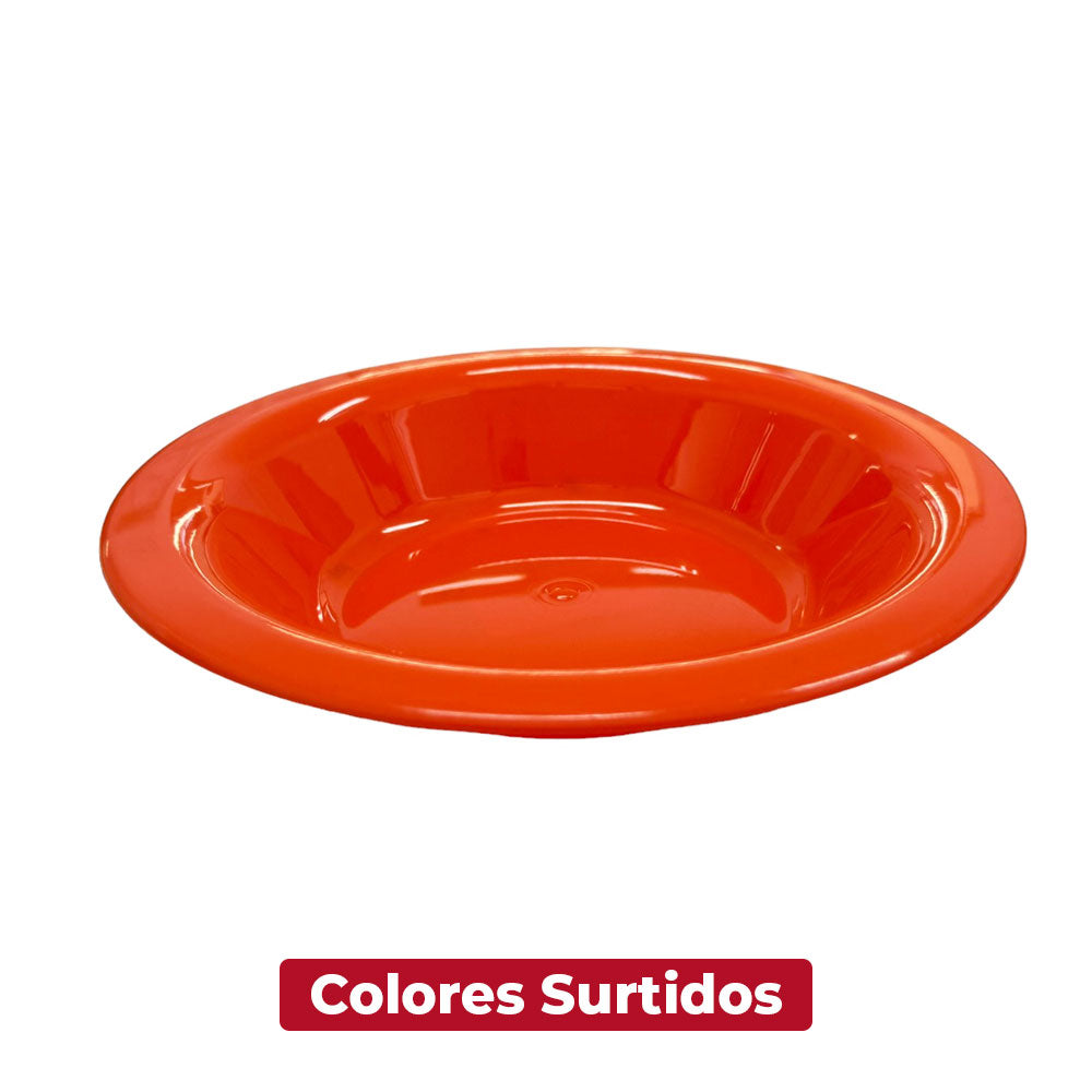 Plato Hondo Plástico 22 cm / Colplast - imagen 1