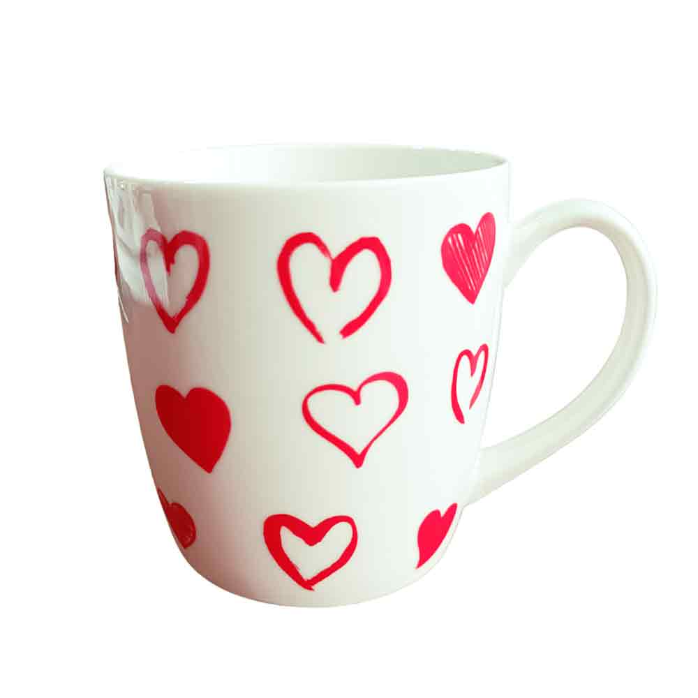 Mug Corazones 13 Onz / Espiral - imagen 1