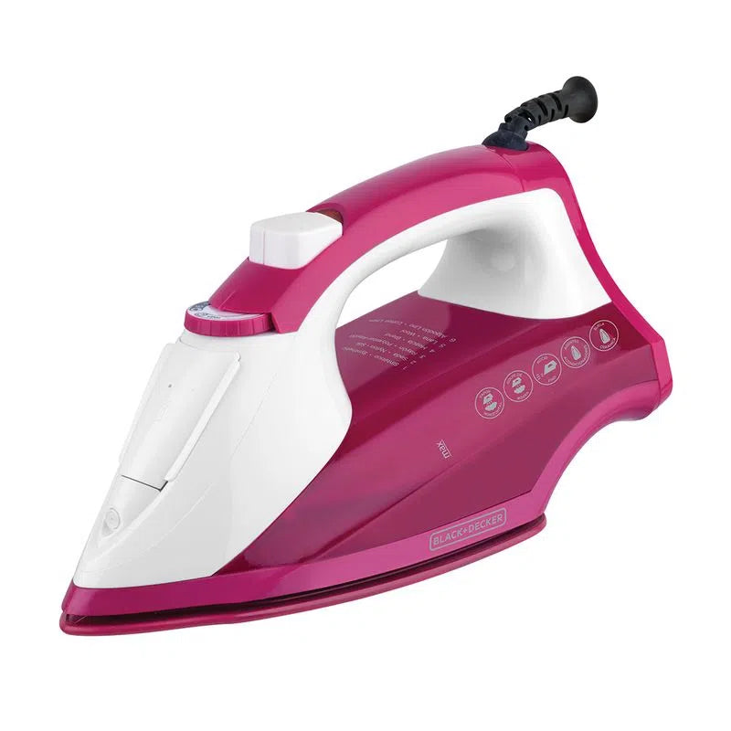 Plancha de Vapor Suela Cerámica Rosada / Black and Decker - imagen 1