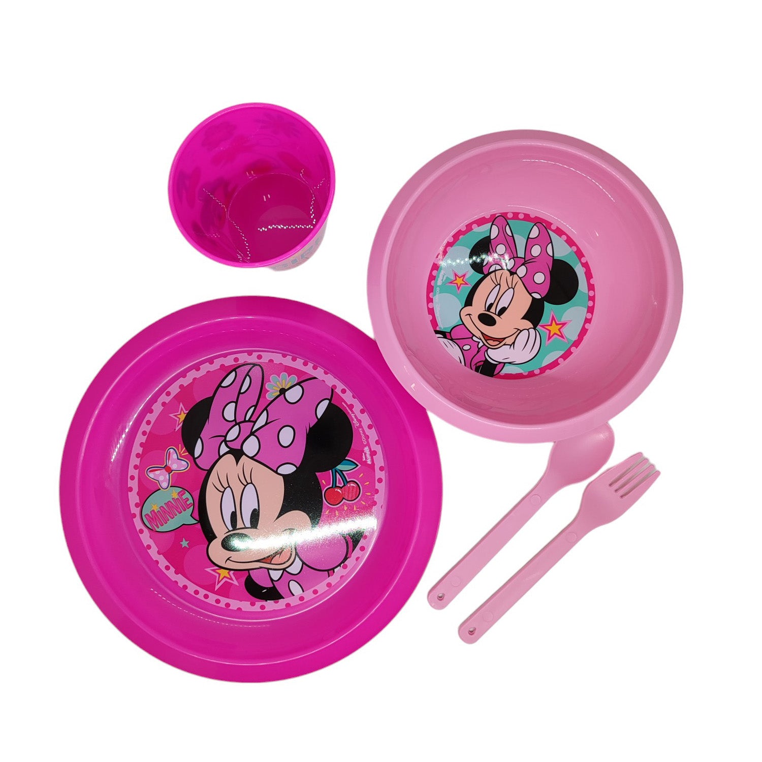 Vajilla Infantil Minnie Mouse Star 1 Puesto / Wantu - imagen 1