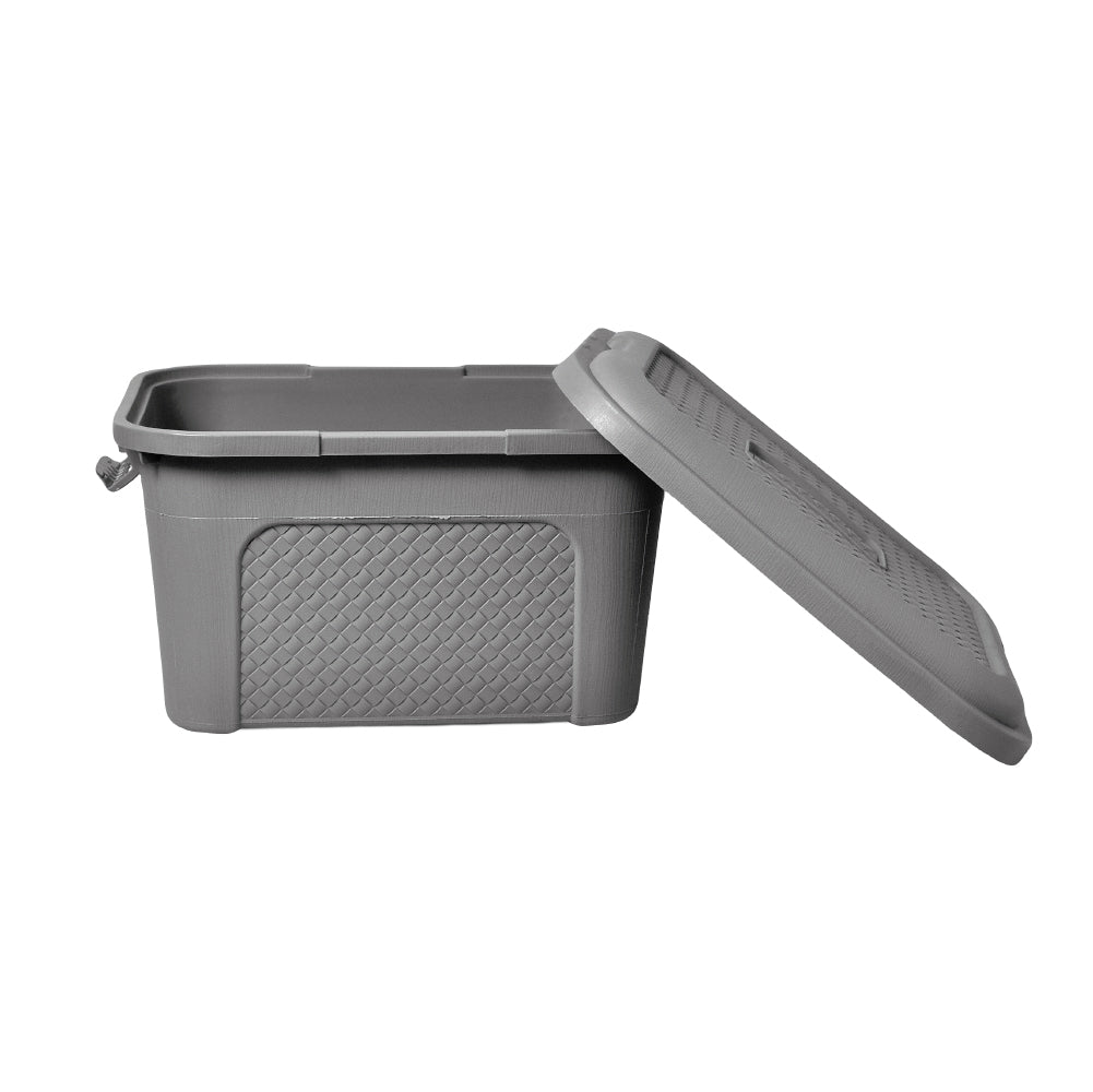 Caja Organizadora Multiusos 10 Litros Gris / PlastiRed - imagen 1