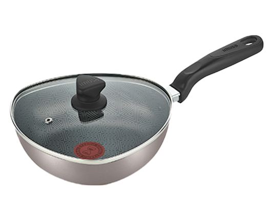 Wok 24 cm con Tapa de Vidrio Talent / Imusa - imagen 1