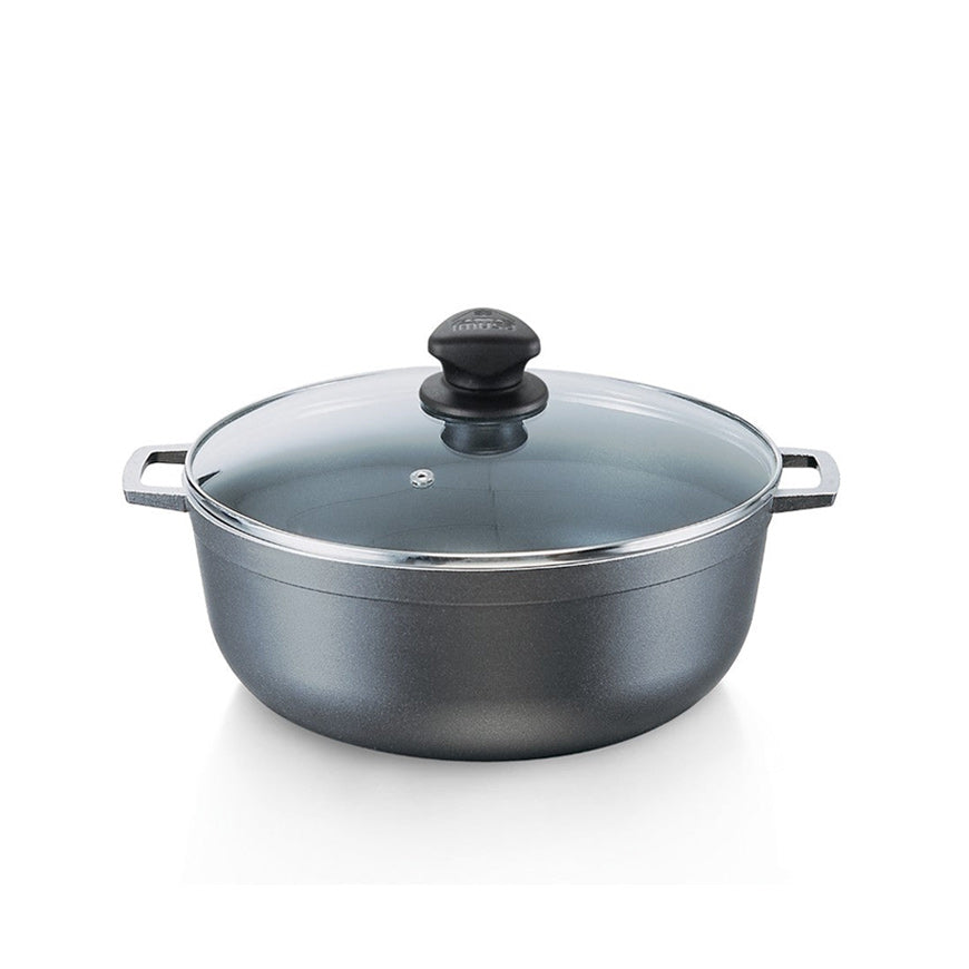 Caldero Antiadherente 18 cm con Tapa de Vidrio / Imusa - imagen 1