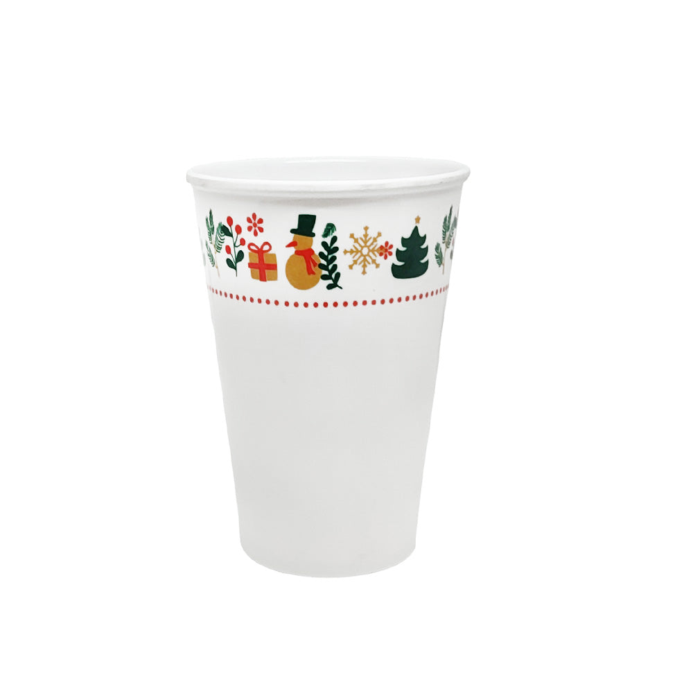 Vaso en Melamina Diseño Figuras Navideñas - imagen 1