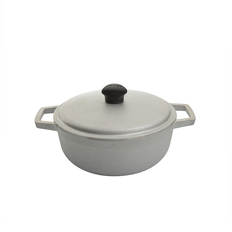 Caldero Aluminio Fundido con Tapa Natural 20 cm / Imusa - imagen 1