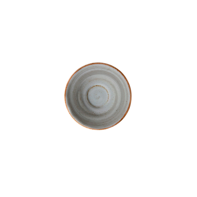 Plato Café 13.2 cm Gris Línea Artisan / Corona - imagen 1