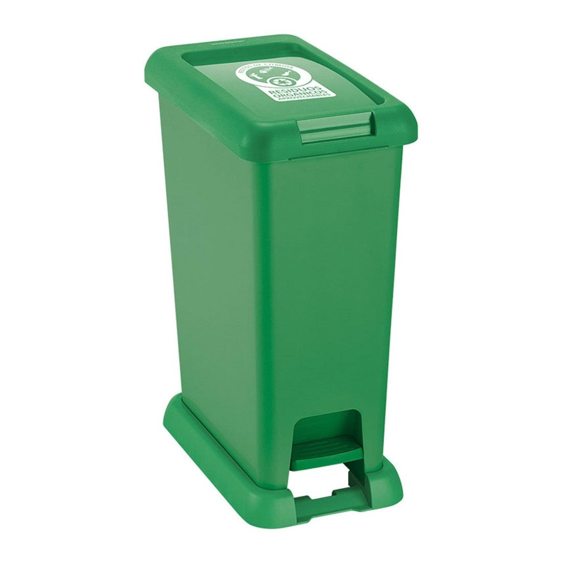 Basurero Pedal Con Logo 20 Litros Verde / Rimax - imagen 1