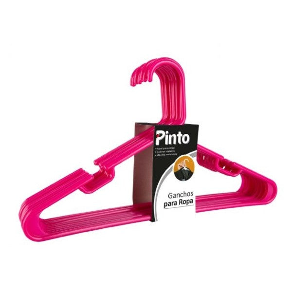 Gancho Para Ropa X 10 Unidades Fucsia / Fuller - imagen 1