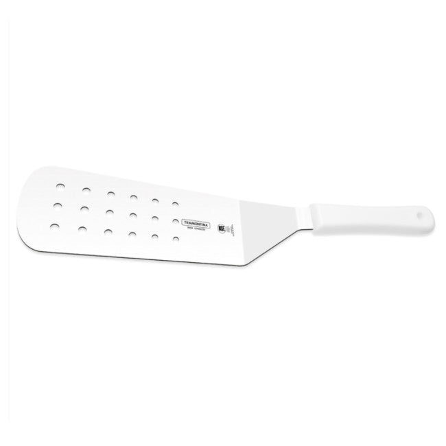 Espátula fritura Perforada 9"x3" Profesional Blanco / Tramontina - imagen 1