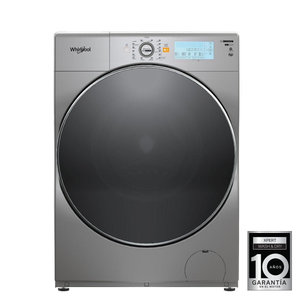Lavadora secadora WHIRLPOOL Eléctrica 10.1 lav / 6 sec 7MWFC5090KC Chrome - imagen 1