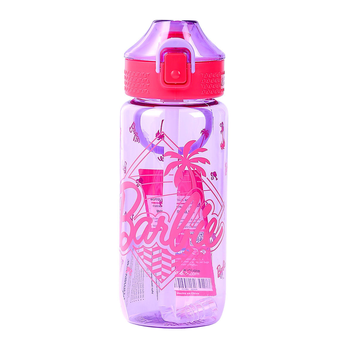 Botella Barbie Playa 600 Ml - imagen 1