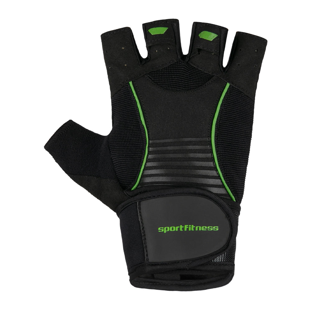 Guantes De Entrenamiento Cortos Spin Verde Neón - imagen 1