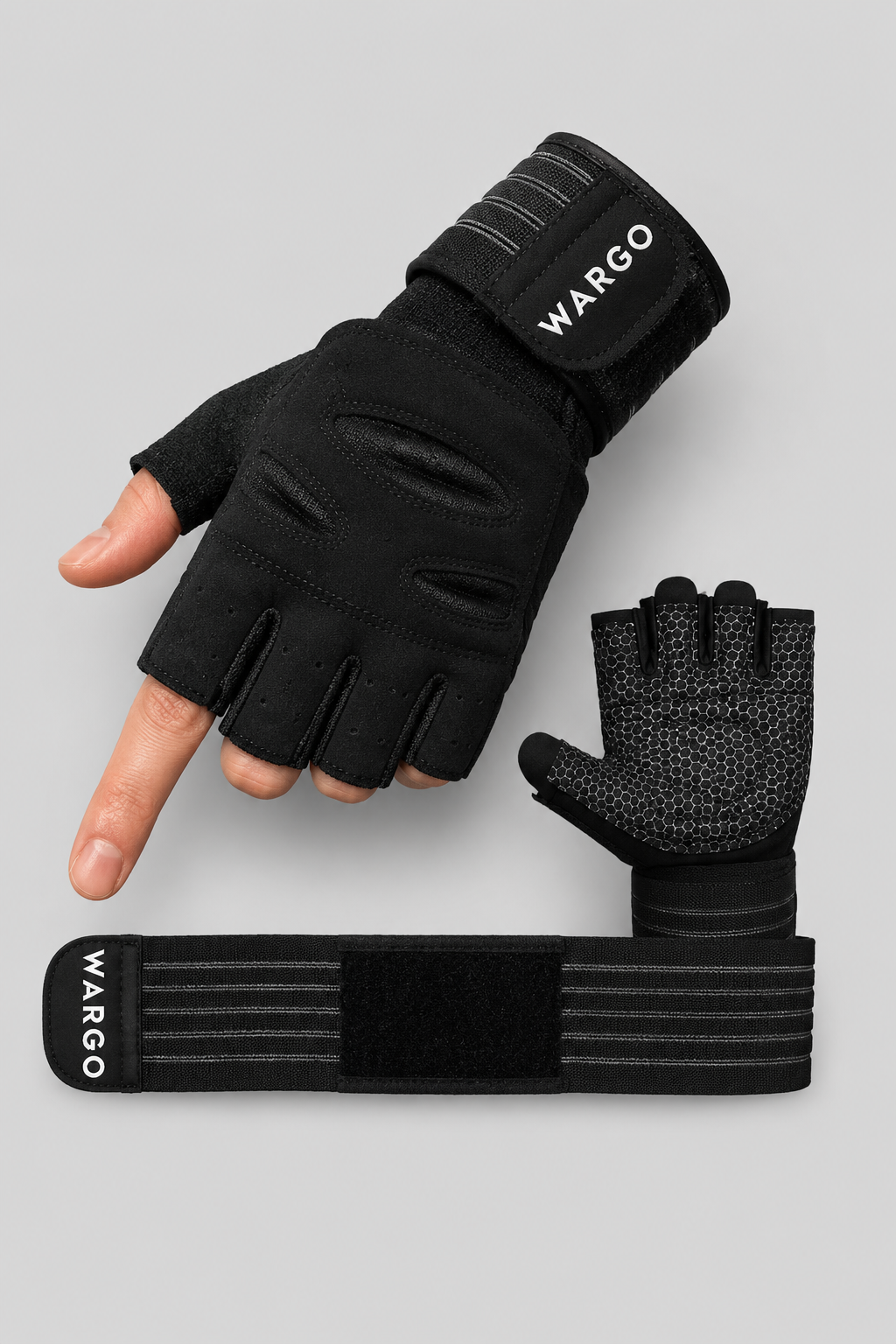 Guantes classic 2.0 gym - negro - imagen 1
