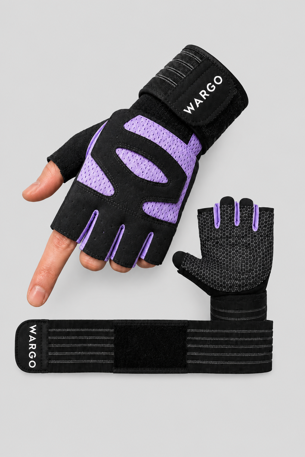 Guantes classic 2.0 gym - purpura - imagen 1