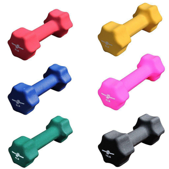 Mancuernas Encauchetadas En Neopreno – Sportfitness Varias Opciones - imagen 1
