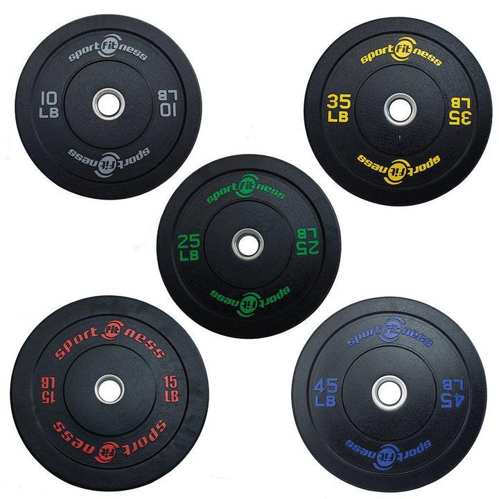 Discos Olímpicos En Caucho Macizo Premium 2” (Libras) Varias Opciones - imagen 1