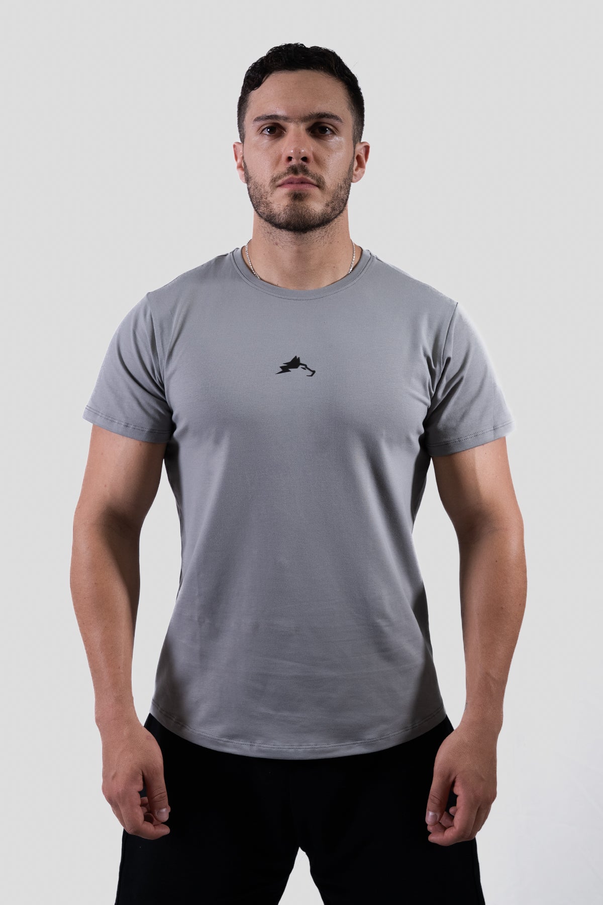 Camiseta slim tee essential - gris - imagen 1