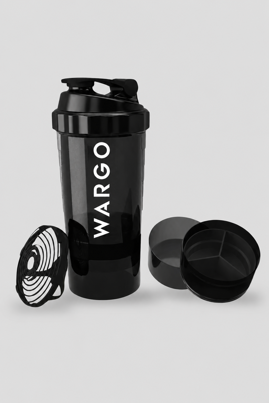 Shaker con compartimientos - negro - imagen 1