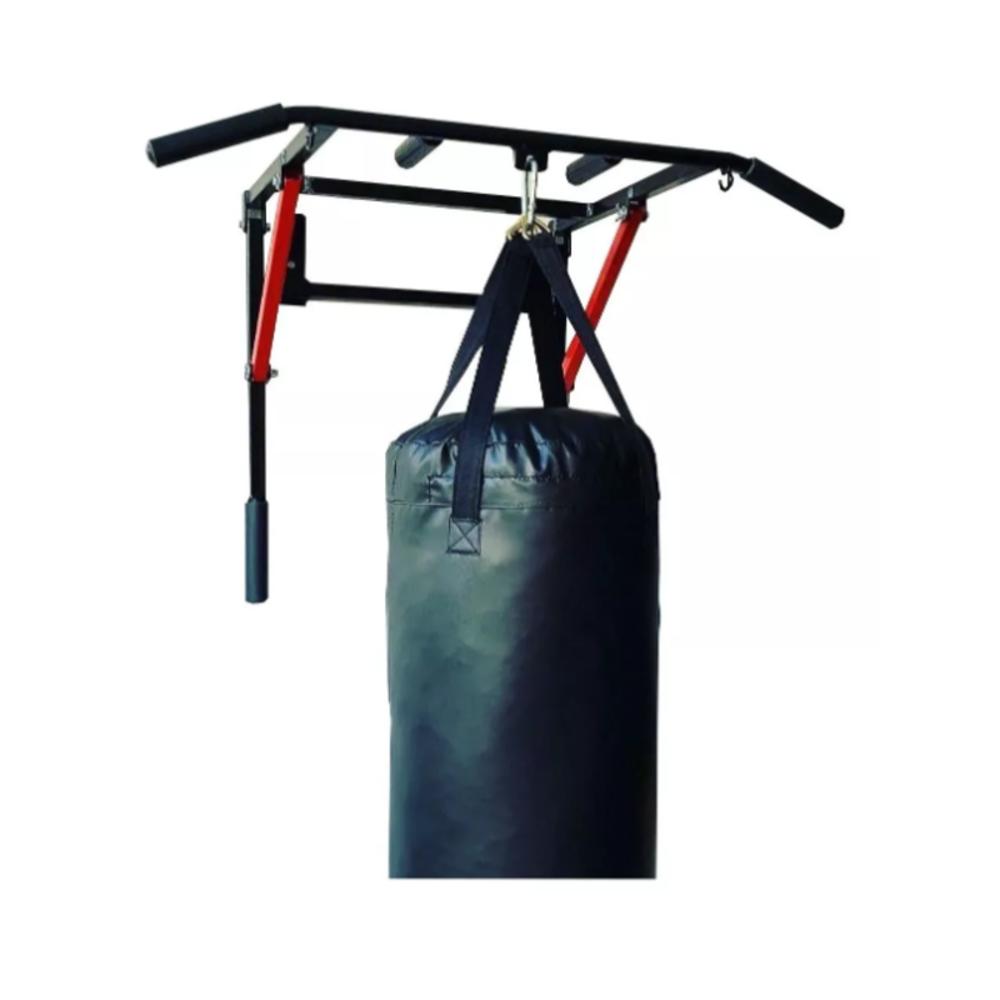 Barra Multifuncional Croosfit + Saco De Boxeo De 1 Mts - imagen 1