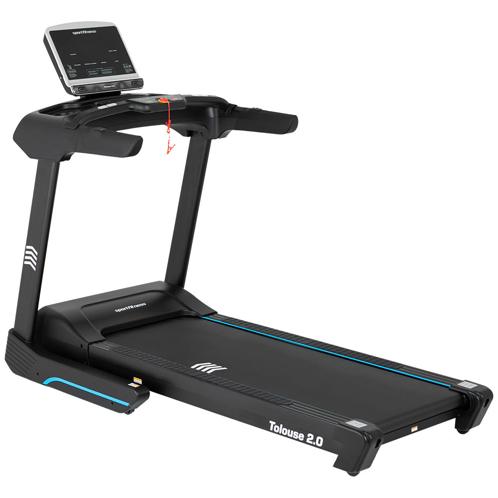 Caminadora Trotadora Plegable 140kg Toulouse 2.0 Sportfitness - imagen 1
