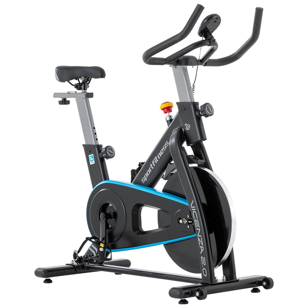 Bicicleta Estática Spinning Magnética Vicenza 2.0 Volante 6kg Sportfitness - imagen 1
