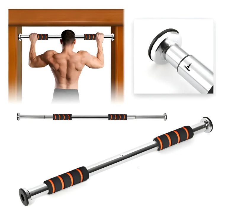 Barra Para Dominadas Ajustable 60 - 100 Cm Ejercicio En Casa - imagen 1