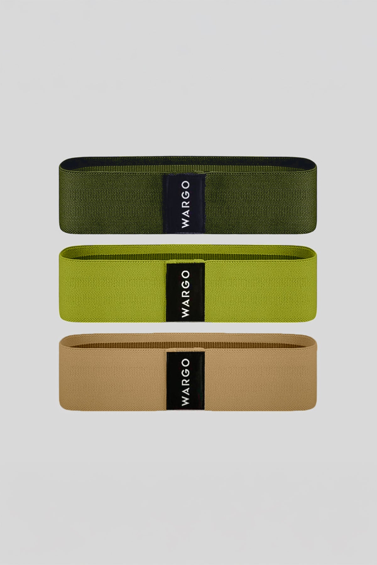 Bandas de resistencia - booty bands - verde militar - imagen 1