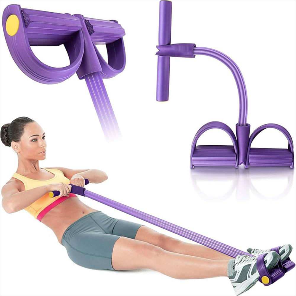 Cuerda De Tensión Multifunción Para Ejercicio Violeta - imagen 1